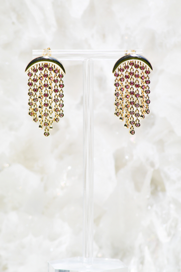 DRIZZLE EARRINGS- PINK